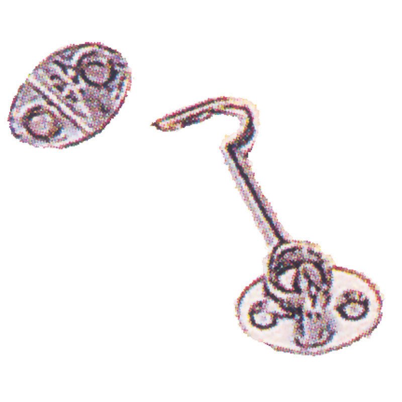 KAPI KANCASI,KROM KAPLAMA, L: 10CM