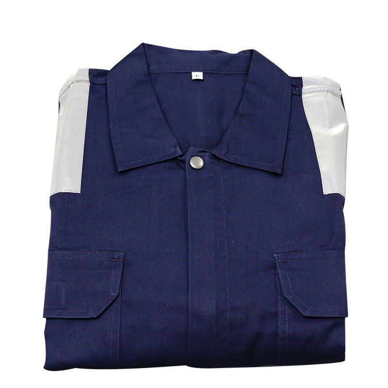 Workwear coverall, navy blue, cotton 200gsm, size X-Large