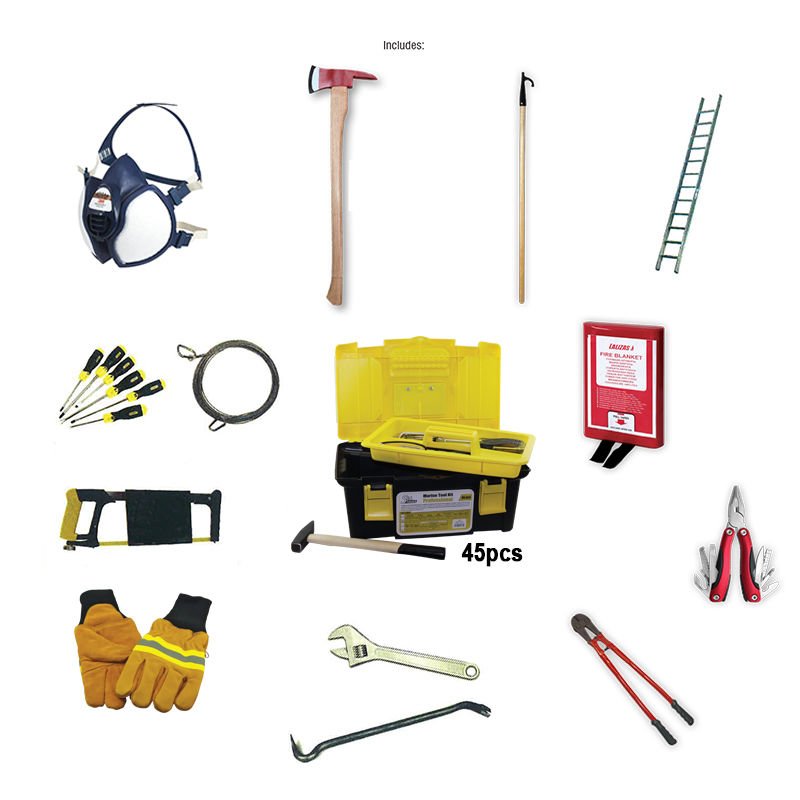 HELİKOPTER GÜVENLİK EKİPMAN KİTİ - KOMPLE