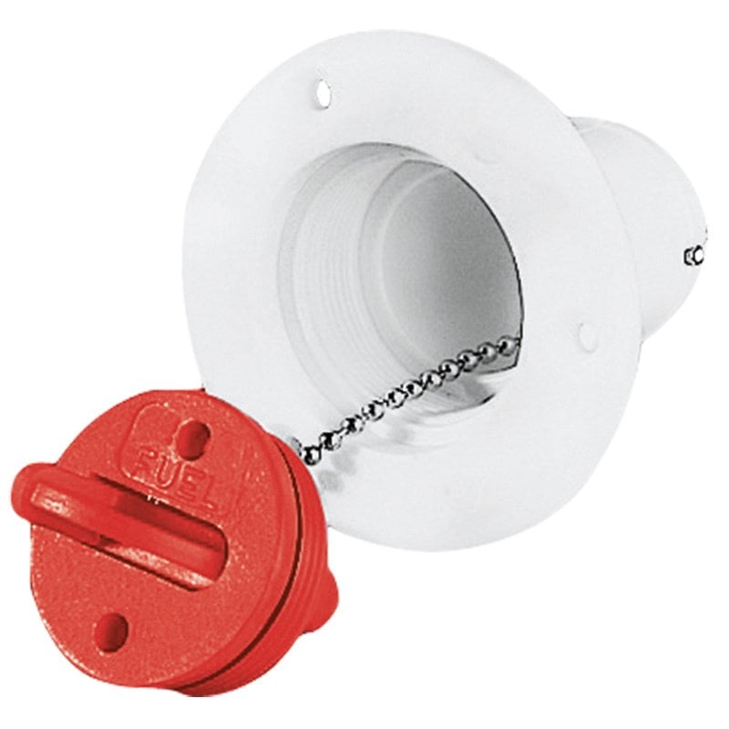 Plastic Deck Filler Ø51mm for Fuel, Black