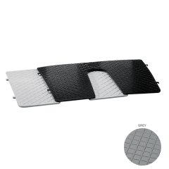 Transom Pad, 450x360mm, w/Cleft, Black