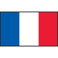 French Bayrak 20 X 30Cm
