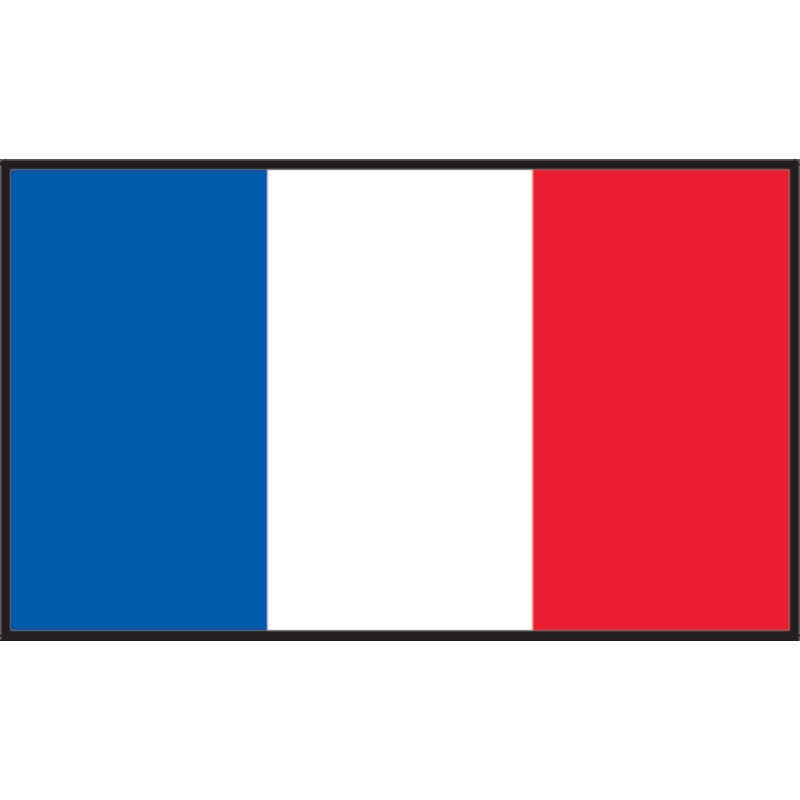 French Bayrak 30 X 45Cm