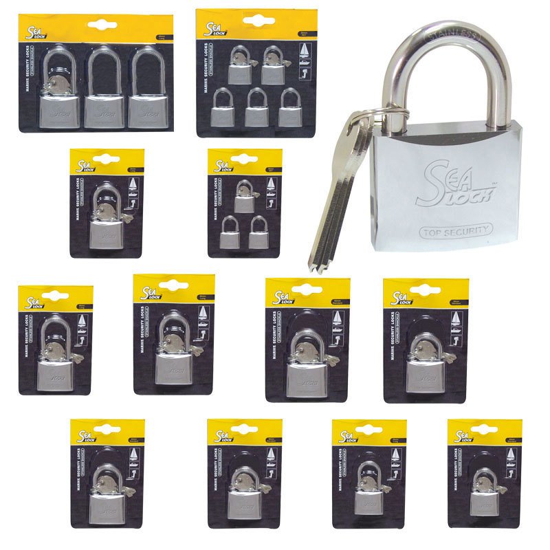 Sea Lock Marin Asma Kilit, Uzun Kelepçeli 30Mm