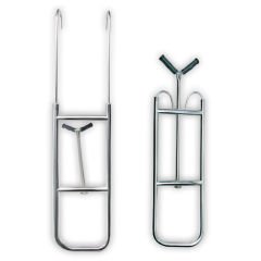 Burun Merdiveni, Paslanmaz, 3 Bas., Inox 316, 225x930Mm
