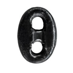 Chain Connector Kenter, Black printed, diam. 19mm