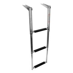 TELOSKOPİK MERDİVEN, 3 BASAMAK, Inox 316, 290x875mm