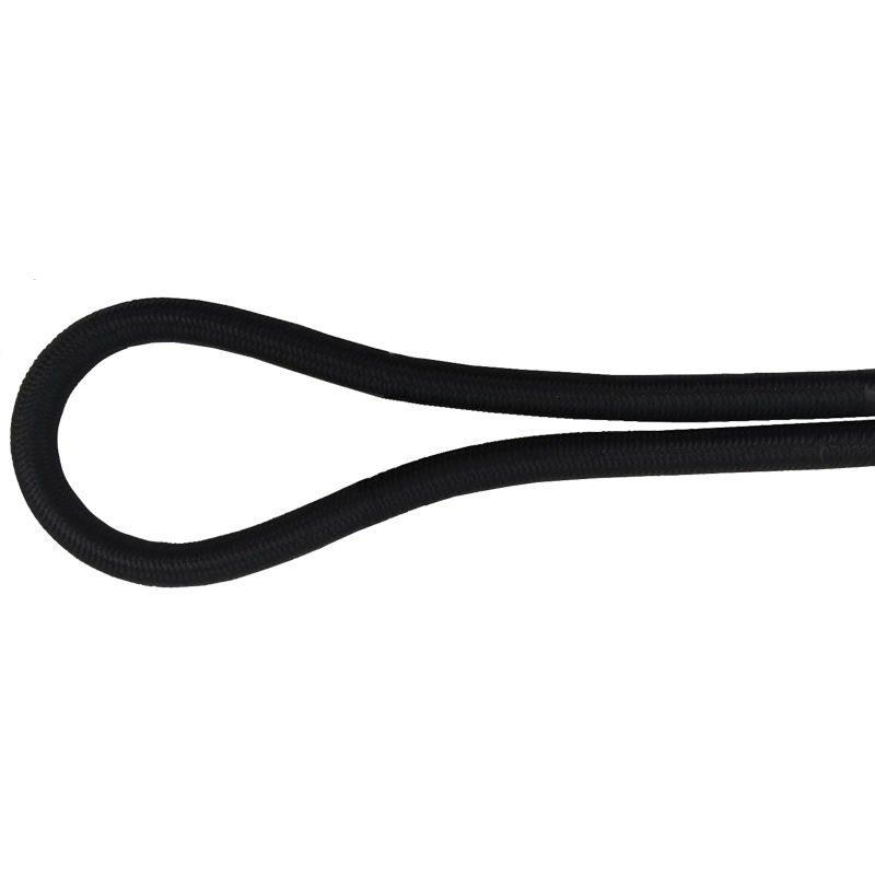 CABO MARİN LASTİKLİ HALATLAR, polyester, 1/4''(6mm), siyah