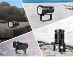 IPX8 27 LED'li Dalış Feneri - Pil Dahil