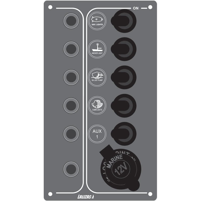 Kontrol Paneli, 5 Sugeçirmez Anahtar Ve Ot. Sigorta, 12V