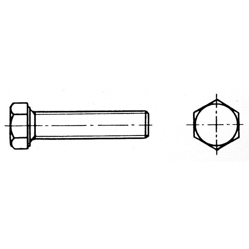 Altı Köşe Civata  8X40 Mm Aısı 316 Dın 933