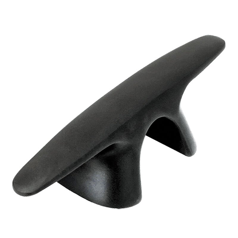 Bull Dog Cleat, Inox 316, 150mm (6''), Black