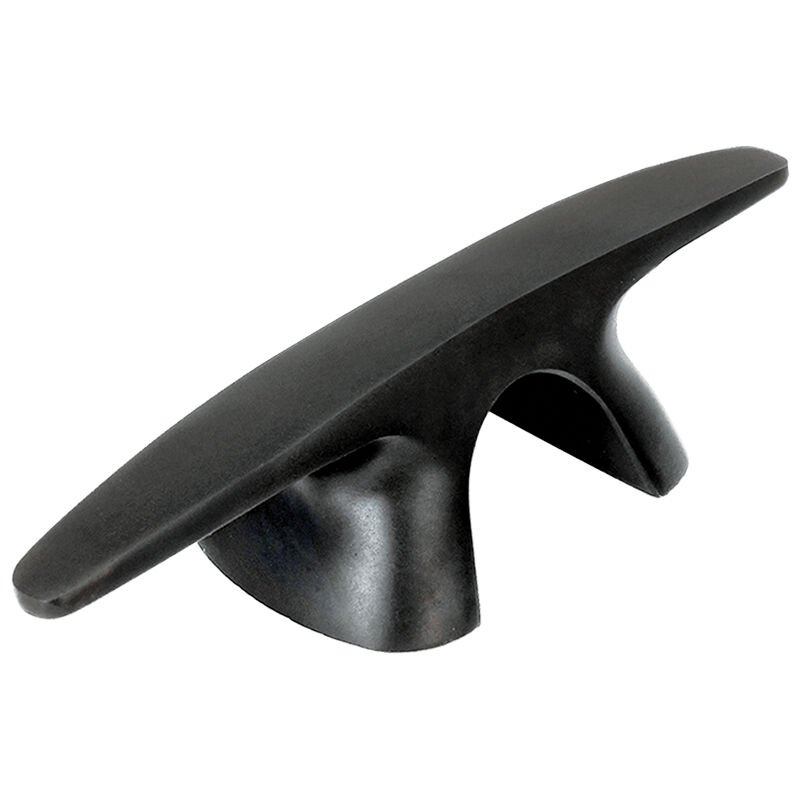 Bull Dog Cleat, Inox 316, 200mm (8''), Black