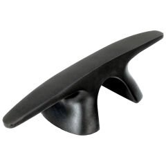 Bull Dog Cleat, Inox 316, 200mm (8''), Black