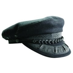 Hydraiiko Cap, handmade, navy blue, medium (size 57)