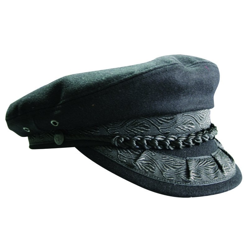 Hydraiiko Cap, handmade, navy blue, large (size 60)
