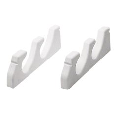Kamış Askı Aparatı – 3 Kamış için, Beyaz, Çift