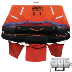 LALIZAS Cansalı SOLAS OCEANO,Throw-overboard Type,30 prs,kanister (A)