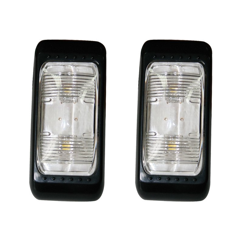 TEPE/ROMÖRK LAMBASI 4 LEDs, 12V&28V, SİYAH 2 Ad.LİK SET