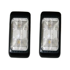 TEPE/ROMÖRK LAMBASI 4 LEDs, 12V&28V, SİYAH 2 Ad.LİK SET