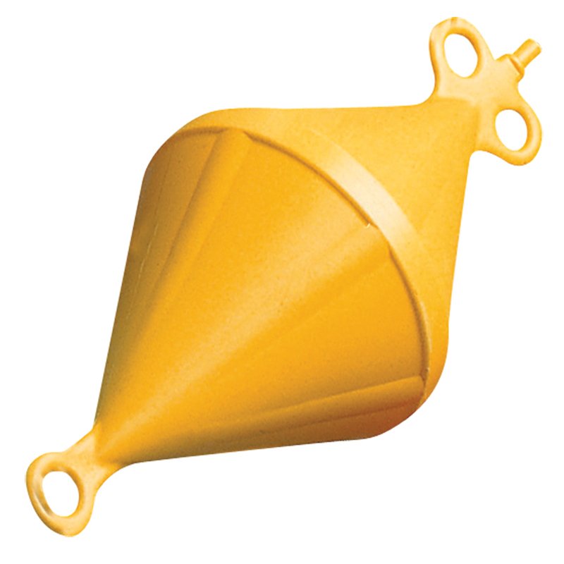 Mooring Buoy Bi-Conical, Plastic, Ext.Ø520mm, Orange