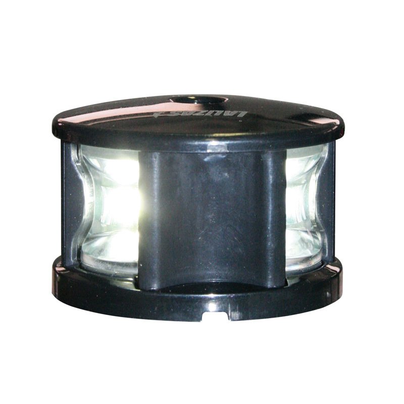 FOS LED 12&20 ÇAPA FENERİ, alttan monte, 360° siyah