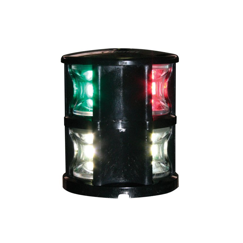 FOS LED 12 ÜÇ RENK & ÇAPA FENERİ, siyah