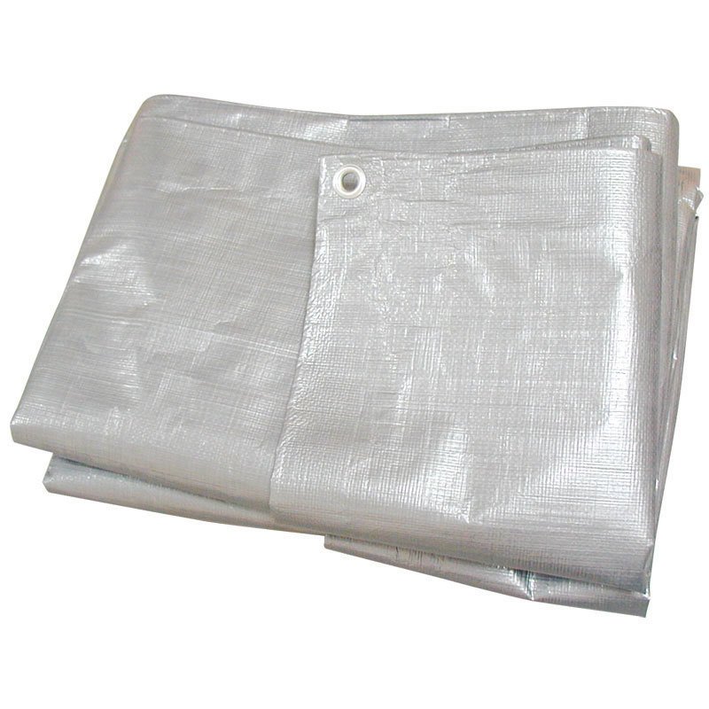 Koruyucu Muşamba Kılıfı Tarpaulin 2*1,5 M, gümüş