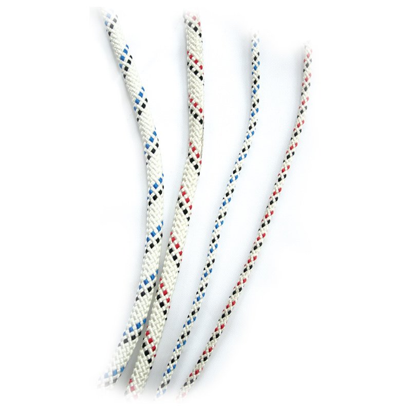CABO SEYİR HALATLARI, ''Halyard'', Çap. 6mm, Beyaz üstü Kırmızı Örgü