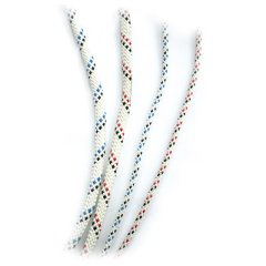 CABO SEYİR HALATLARI, ''Halyard'', Çap. 6mm, Beyaz üstü Kırmızı Örgü