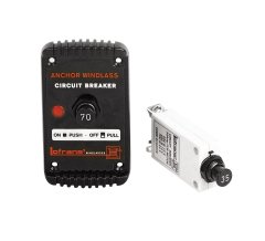 LOFRANS' CIRCUIT BREAKER HYDRAULIC-MAGNET 40A PLUS PLATE