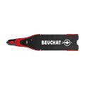 BEUCHAT Palet Kapalı LIBECCIO ELITE Carbon Siyah/Kırmızı