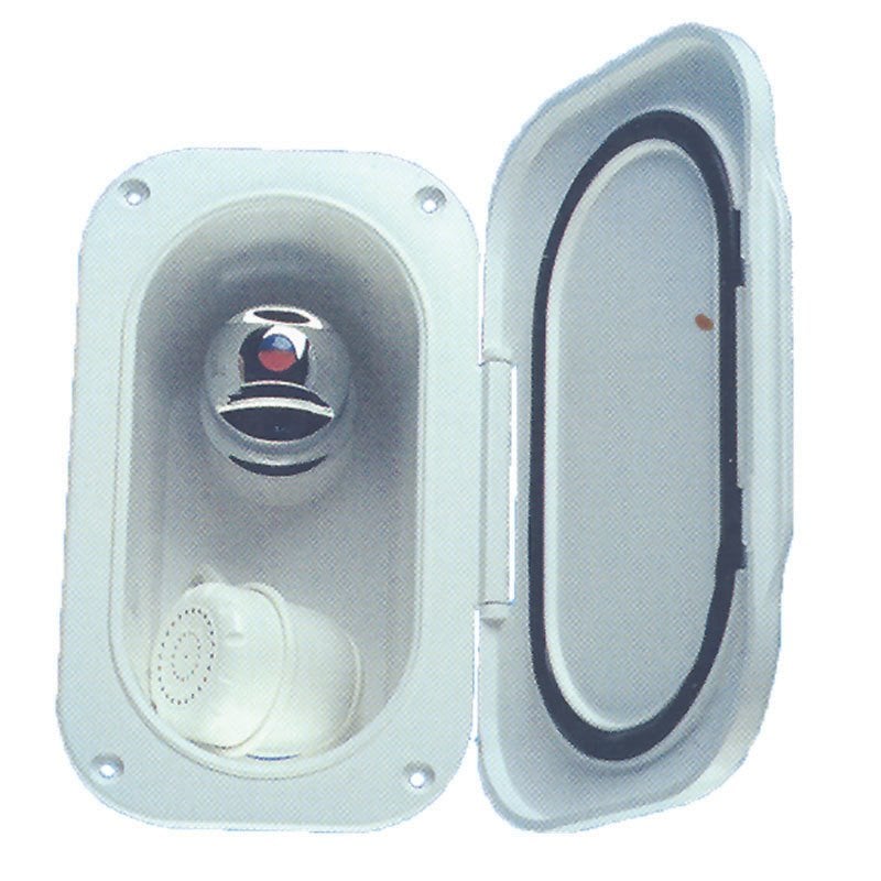 Case w/Shower &Mix.Tap, 3m Hose, Lid w/Gask. Cream