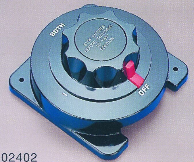 AKÜ ŞALTERİ, 12V, 175A, İKİ AKÜ İÇİN.