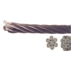 WIRE ROPE , AISI 316, 7*19 , 5 MM