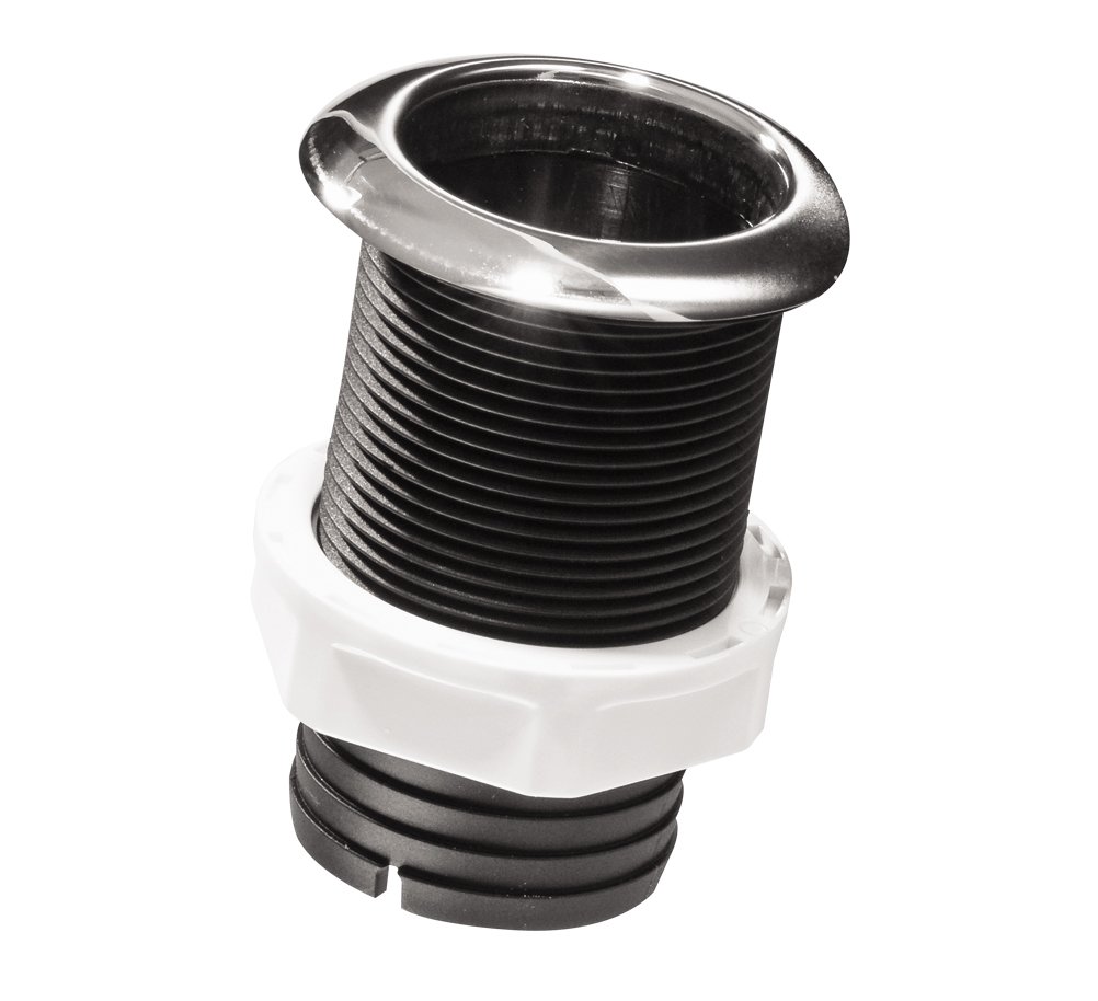 Thru-Hull w/Inox Flange 2'',w/Hose Barb Ø55mm, L.122mm