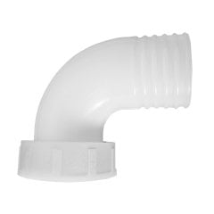 Thru-Hull 2'' Elbow 90º Fem Conn. f/Hose Ø50mm, White