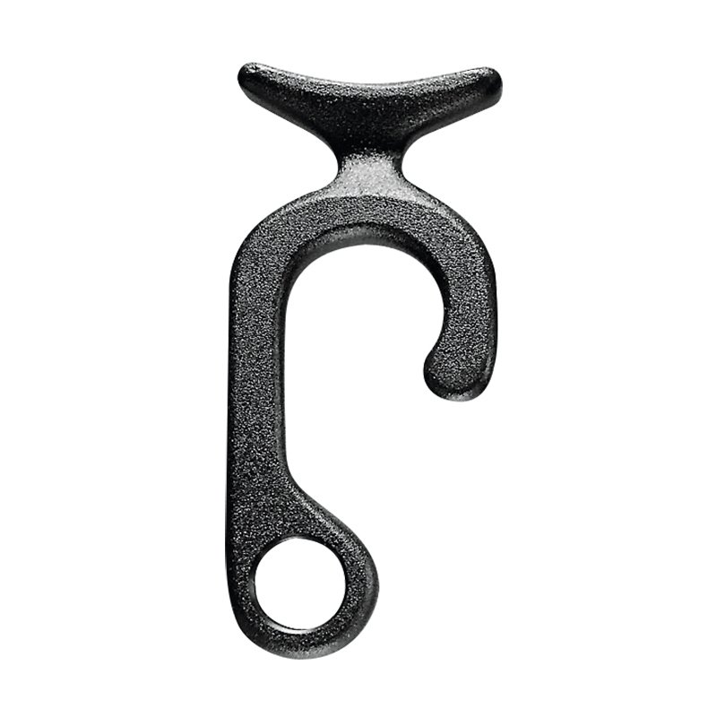 Hook for Fender, on Ø6mm Cable, 86x25mm, Black