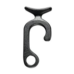 Hook for Fender, on Ø6mm Cable, 86x25mm, Black