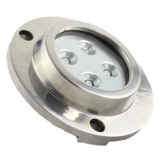 AquaLED SUALTI  LED LAMBA, DOĞAL BEYAZ, KROM SS316, 12 & 24V, 10W
