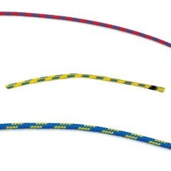 CABO SUPERLINE ÖRGÜLÜ HALAT, DYNEEMA 100%, 1mm, kırm/siyah-beyaz