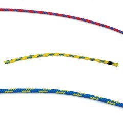 CABO SUPERLINE ÖRGÜLÜ HALAT, DYNEEMA 100%,3mm, mavi/siyah-beyaz