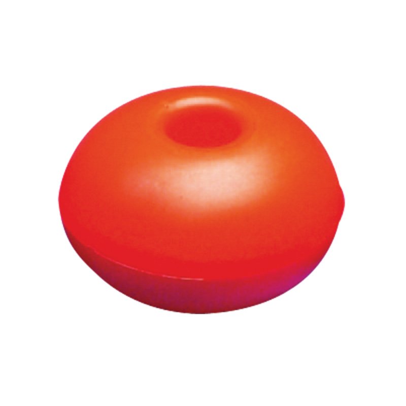 Surface Float w/Hole, Round, Ø50mm, Orange