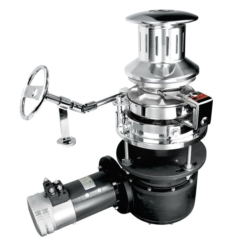 WINDLASS V.ERC. S/S G+D 7500W EB 3PH 50HZ 400V 17,5STUDL SHORT ROLL. W/ JOINT-BRAKE 25° D.THICK.100