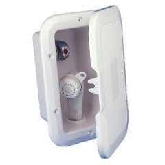 Case, Side mounted, w/Shower, 5m Hose, w/o Lid, White