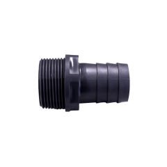 Ball Valve 1 1/2'', Single Union BSPP, Plastic, Grey