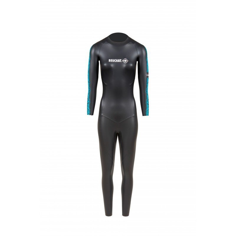 BEUCHAT Elbise ZENTO 2 mm. Kadın, Triathlon, Serbest Dalış ve Yüzme Elbisesi