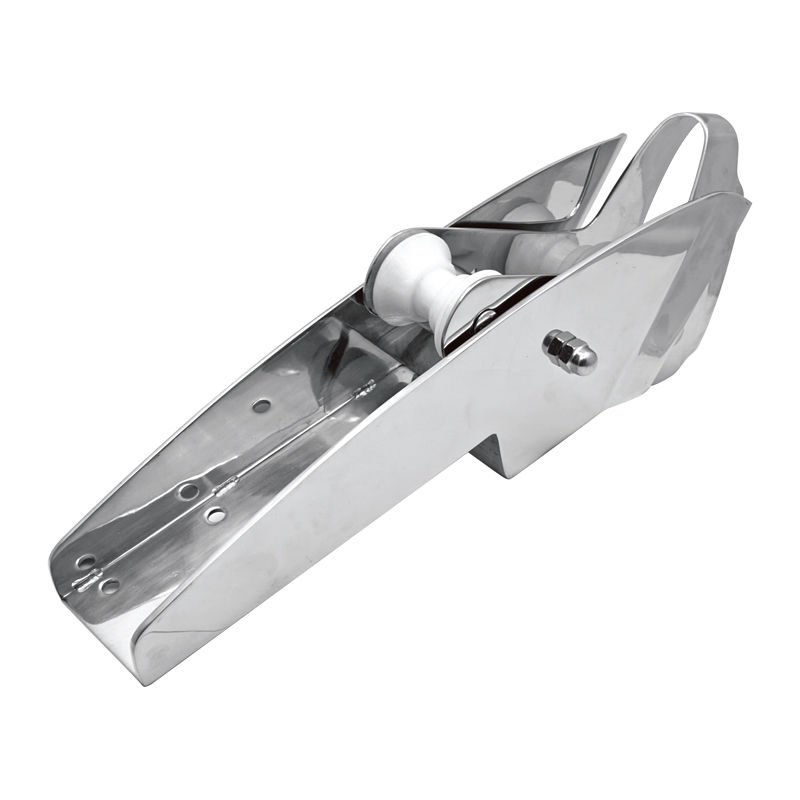 Bow Roller, Self Launching, w/Gimballing end, Inox 316, L420mm