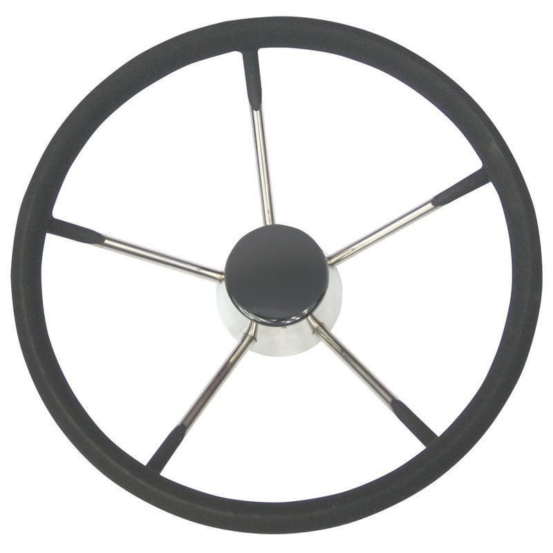 Dümen siyah köpüklü, Inox 316, ø394mm