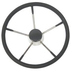 Dümen siyah köpüklü, Inox 316, ø394mm